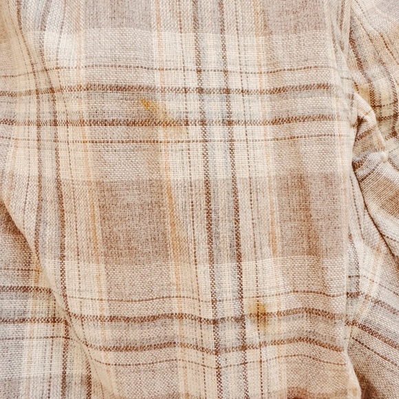 Clipper Craft, Vintage Plaid Tan Men’s Blazer - Picture 5 of 5